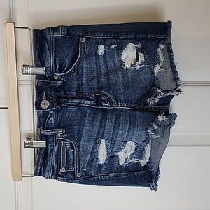 American Eagle Ne(x)t Level Stretch Distressed Denim Shorts, Women's 4